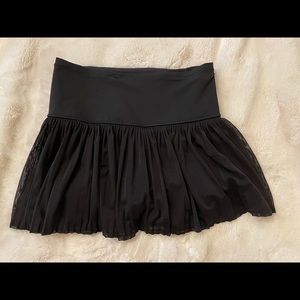 A Game Mesh Skort Size Small 13.5 Inch Black